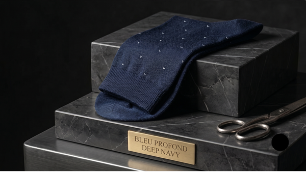 Chaussettes Bleu Profond